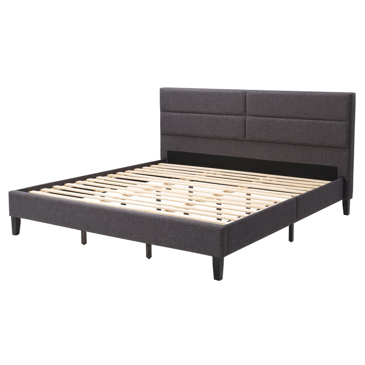 CorLiving Bellevue Upholstered Panel Bed, King Image 2