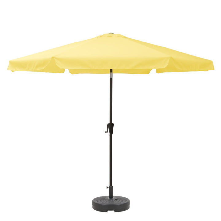CorLiving 10ft Round Tilting Patio Umbrella and Round Umbrella Base Image 4