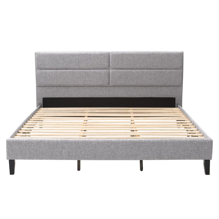CorLiving Bellevue Upholstered Panel Bed, King Image 8