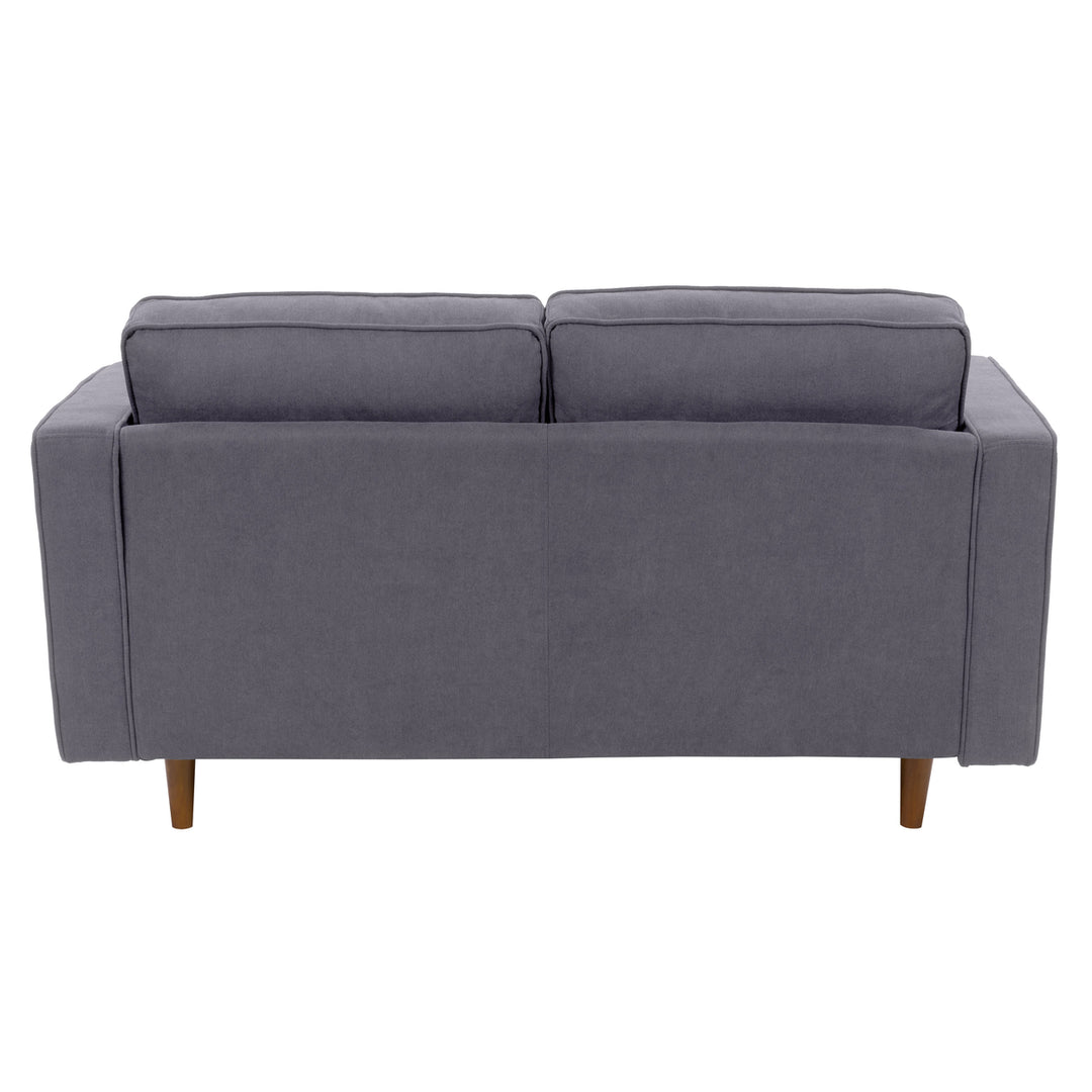 CorLiving Mulberry Fabric Upholstered Modern Loveseat Image 5