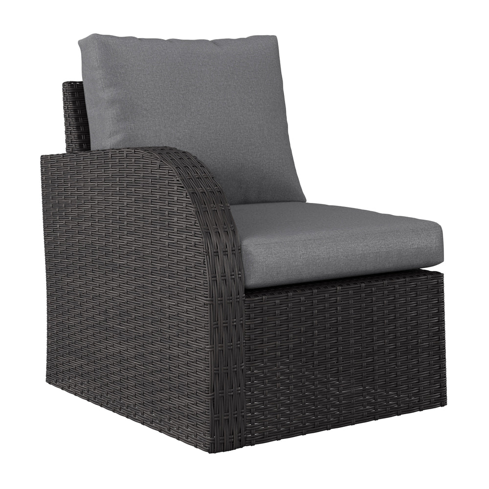 CorLiving Brisbane Outdoor Sectional Chair, Left Arm Image 2