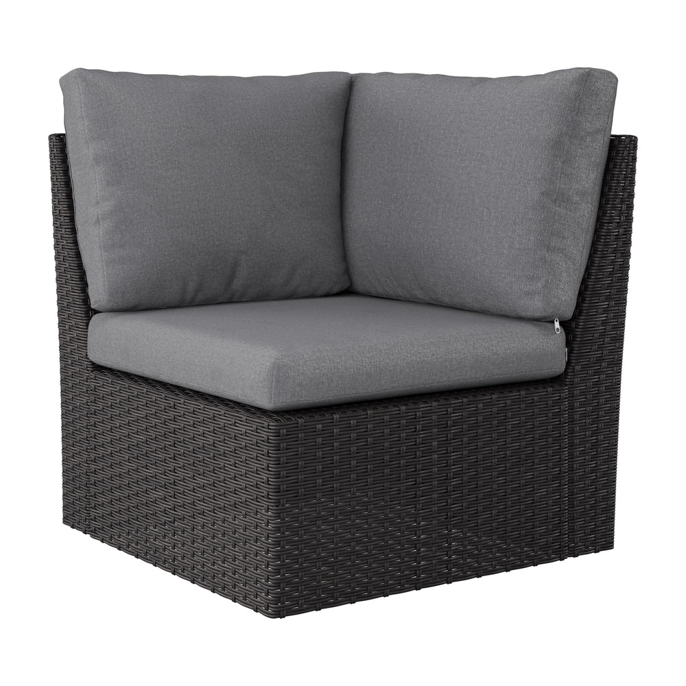 CorLiving Outdoor Sectional Chair, Corner Piece Image 2