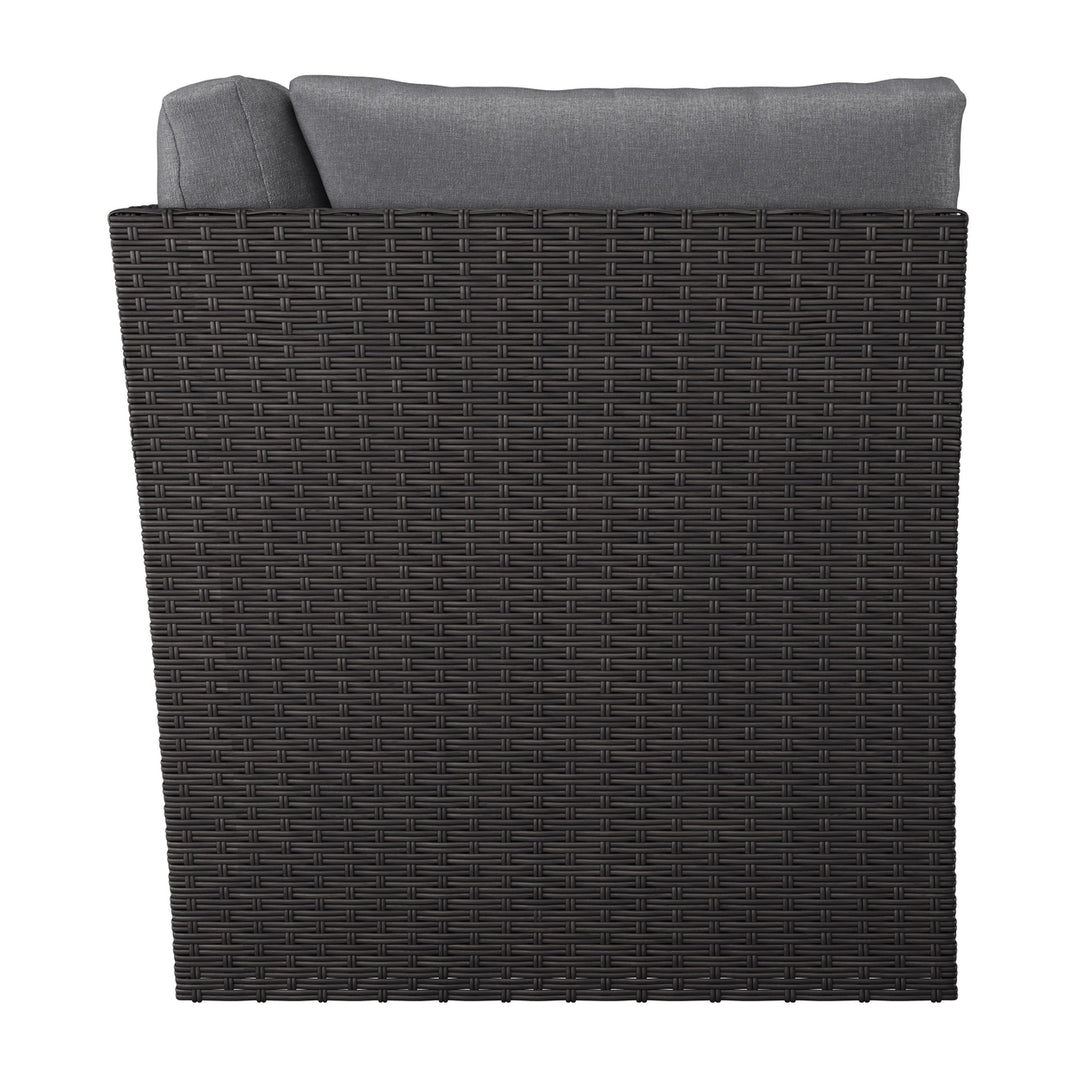 CorLiving Outdoor Sectional Chair, Corner Piece Image 4