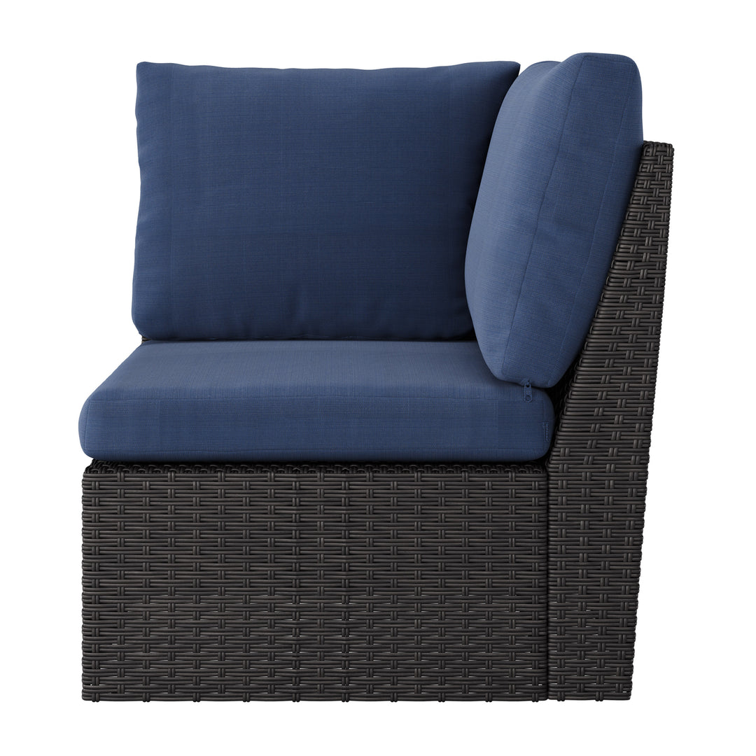 CorLiving Outdoor Sectional Chair, Corner Piece Image 1