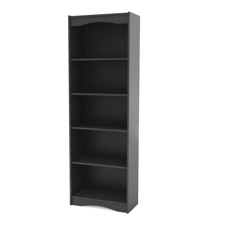 CorLiving Hawthorne 72" Tall Bookcase, in Black Image 1