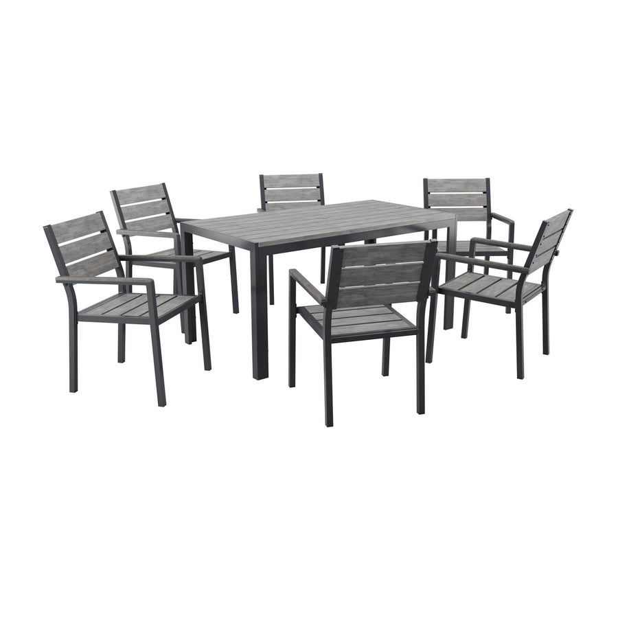 CorLiving Gallant Outdoor Dining Set, 7pc Image 1