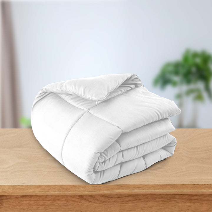 Down Alternative Hypoallergenic Microfiber Comforter Duvet Insert (Grey) Image 4