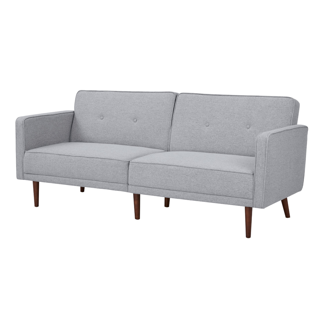Moreno Convertible Sofa: Modern Sleeper Sofa for Small Spaces  Twin Size, Split Back, Multi-Position  Soft Polyester Image 4