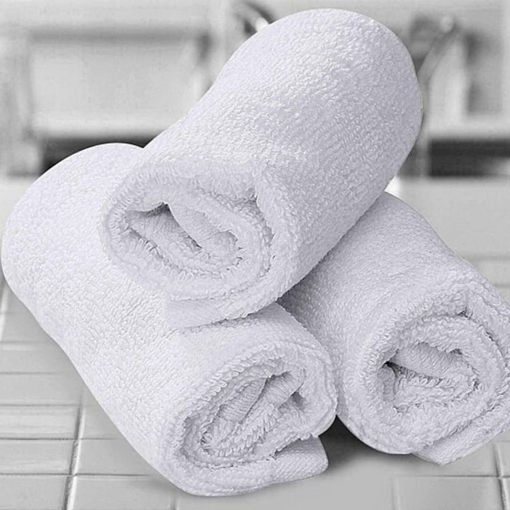 6-Pack: Ultra-Soft 100% Cotton Absorbent Multi Purpose Reusable 12x12 Wash Cloths Image 6
