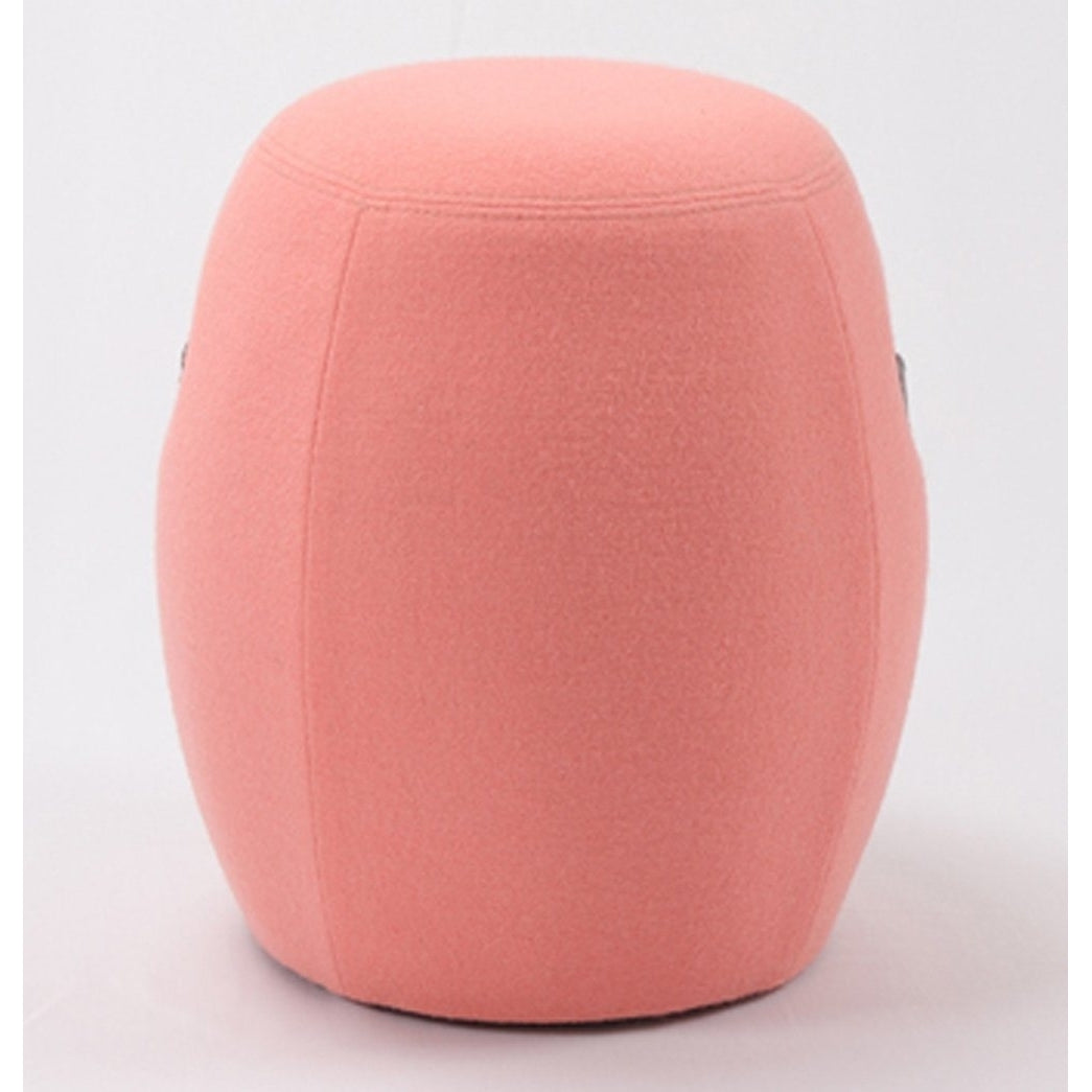 Kiley Handmade Pouf/Stool - Pink Image 3