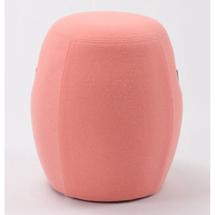 Kiley Handmade Pouf/Stool - Pink Image 3