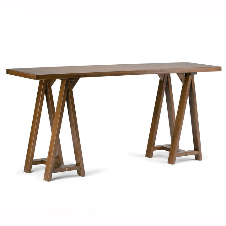 Sawhorse Wide Console Table Image 1