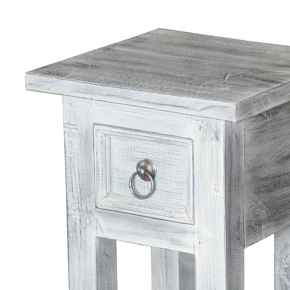 Sutter Accent Table - Whitewash Image 2