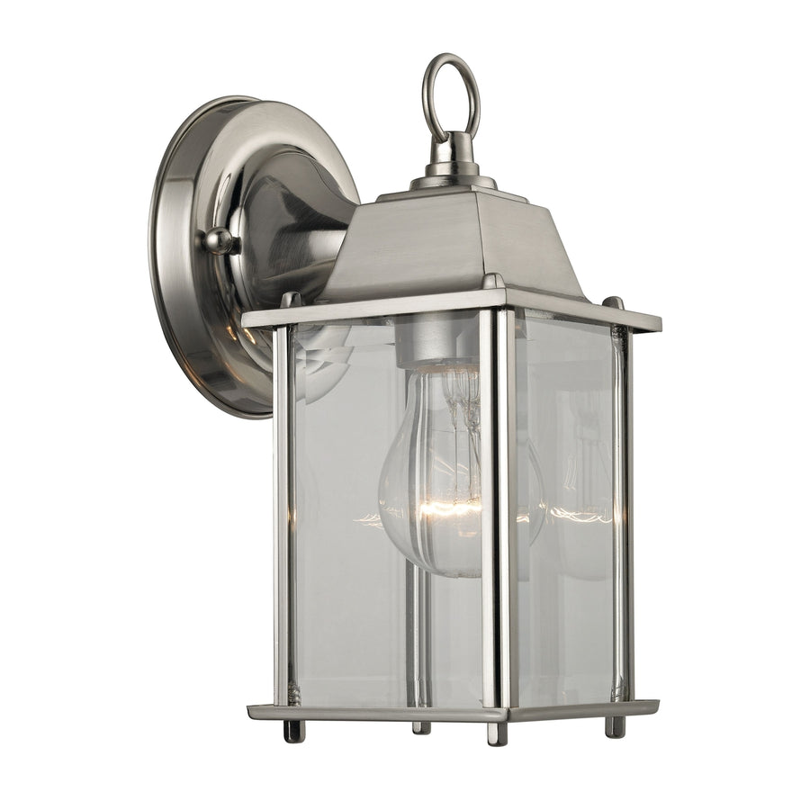 Cotswold 9 High 1-Light Outdoor Sconce - Brushed Nickel Image 1