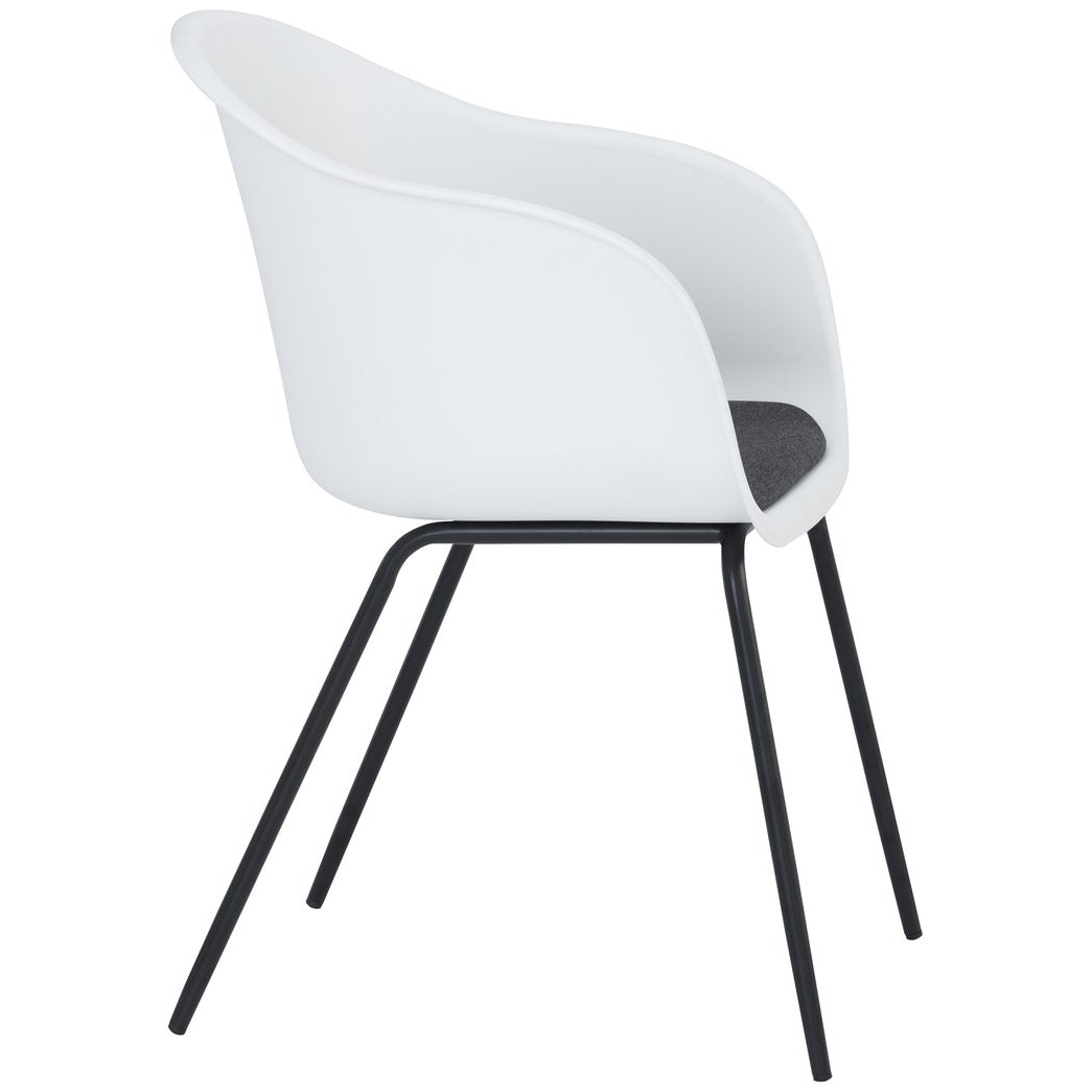 Colleen Dining Armchair - White Image 3