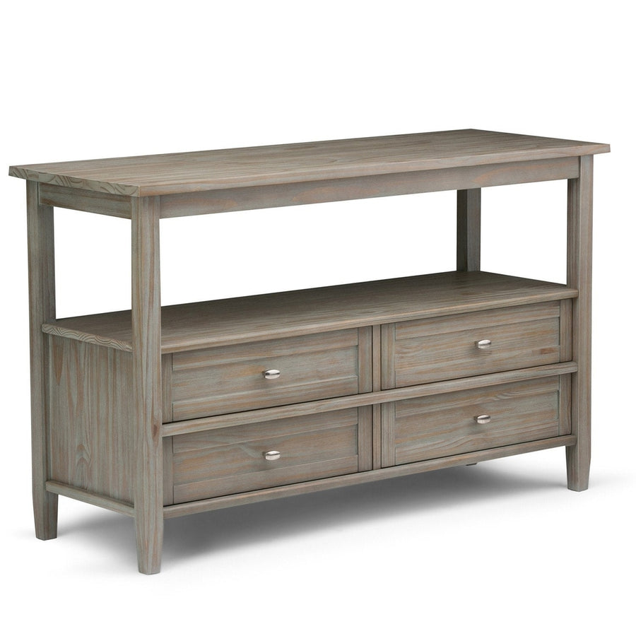 Warm Shaker Console Table Image 1