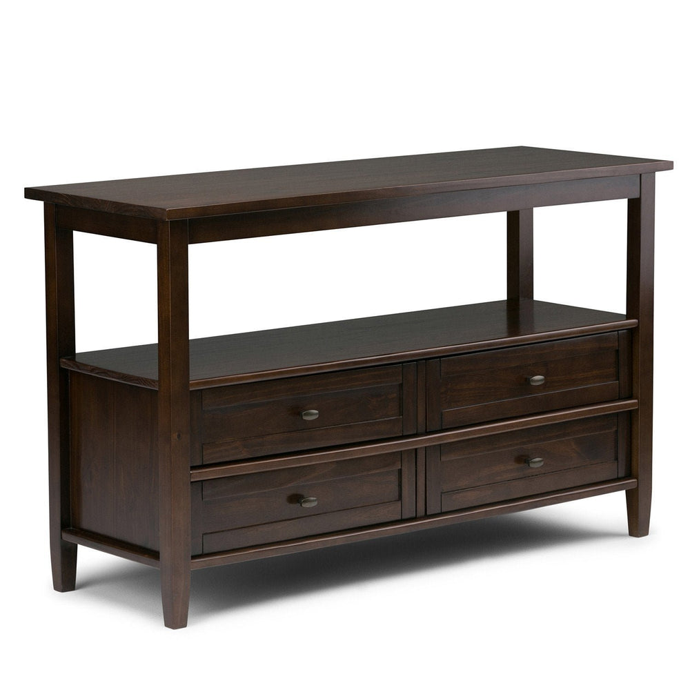 Warm Shaker Console Table Image 2
