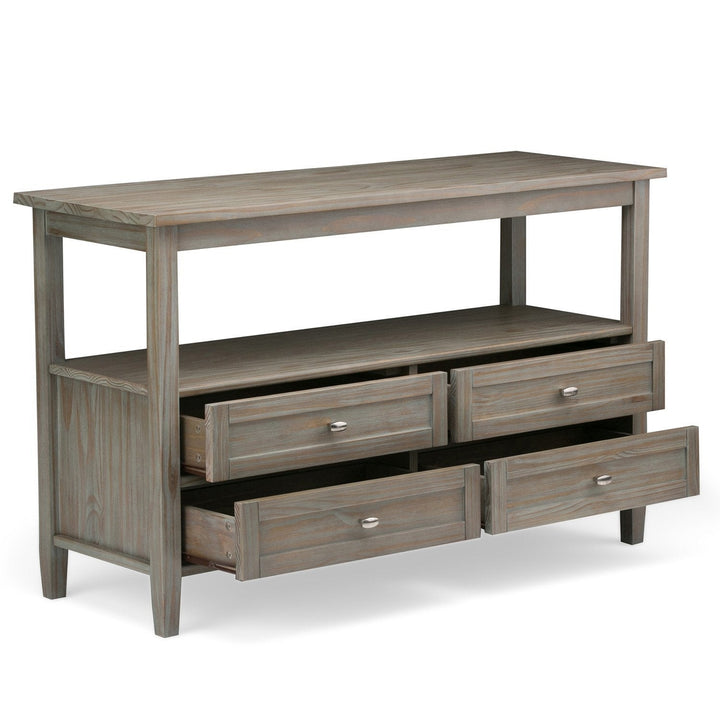 Warm Shaker Console Table Image 5