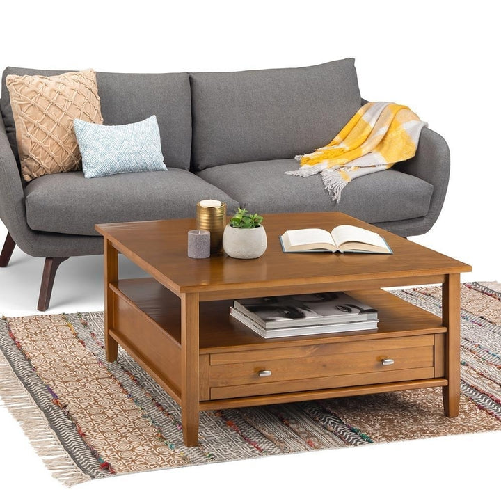 Warm Shaker Square Coffee Table Image 4