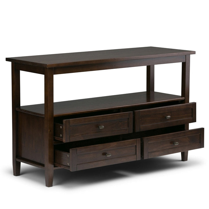 Warm Shaker Console Table Image 11