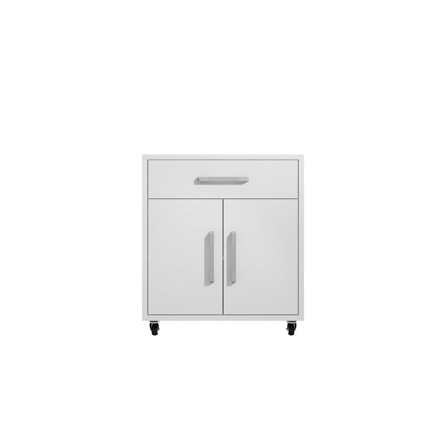 Eiffel 28.35" Mobile Garage Storage Cabinet with 1 Drawer Gloss Image 1
