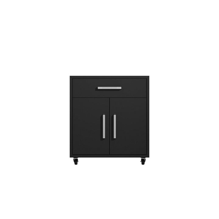 Eiffel 28.35" Mobile Garage Storage Cabinet with 1 Drawer Gloss Image 1
