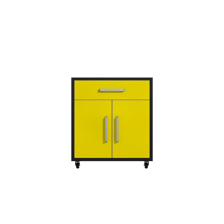 Eiffel 28.35" Mobile Garage Storage Cabinet with 1 Drawer Gloss Image 6