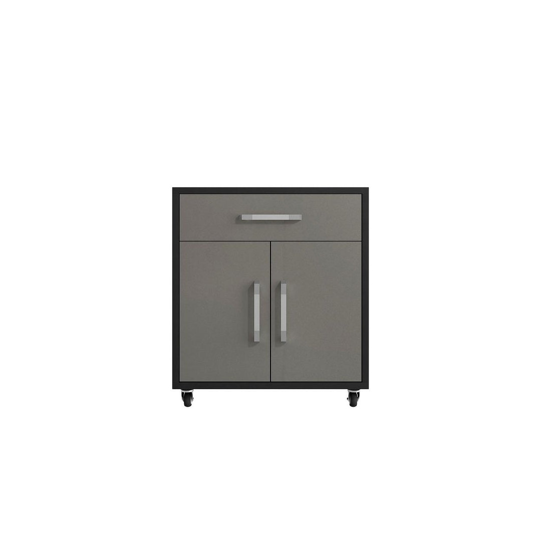Eiffel 28.35" Mobile Garage Storage Cabinet with 1 Drawer Gloss Image 7