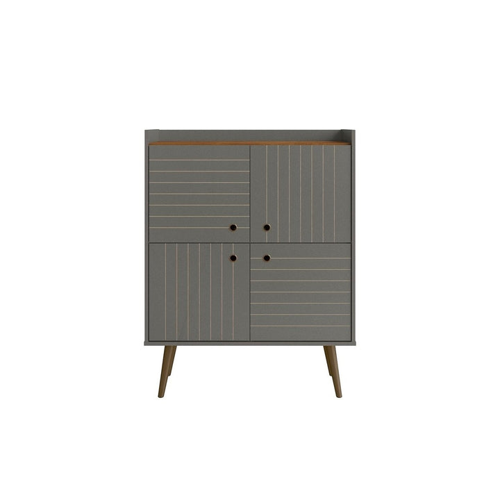 Bogart 45.5" Mid-Century Modern Accent Cabinet and Nature Image 5