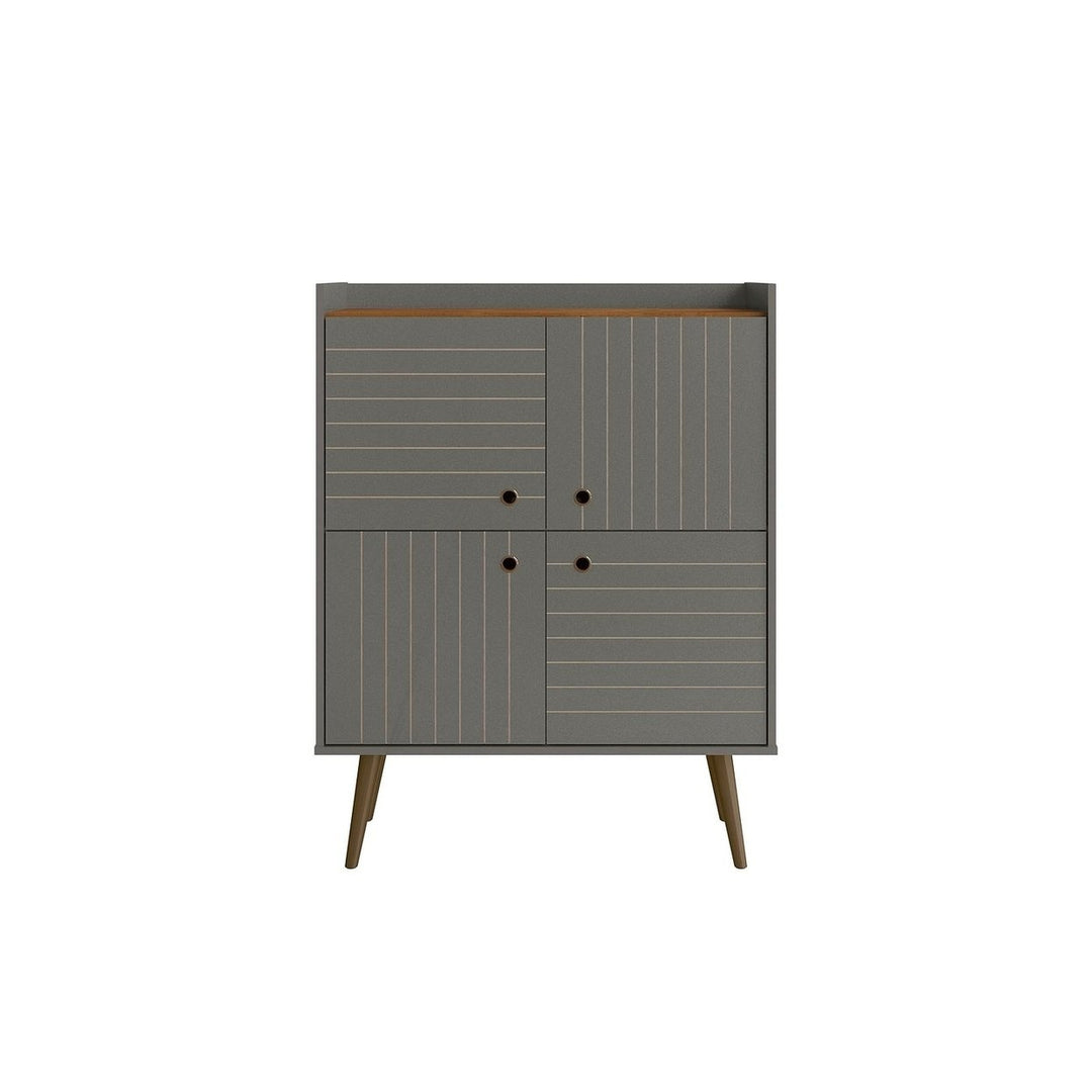 Bogart 45.5" Mid-Century Modern Accent Cabinet and Nature Image 1