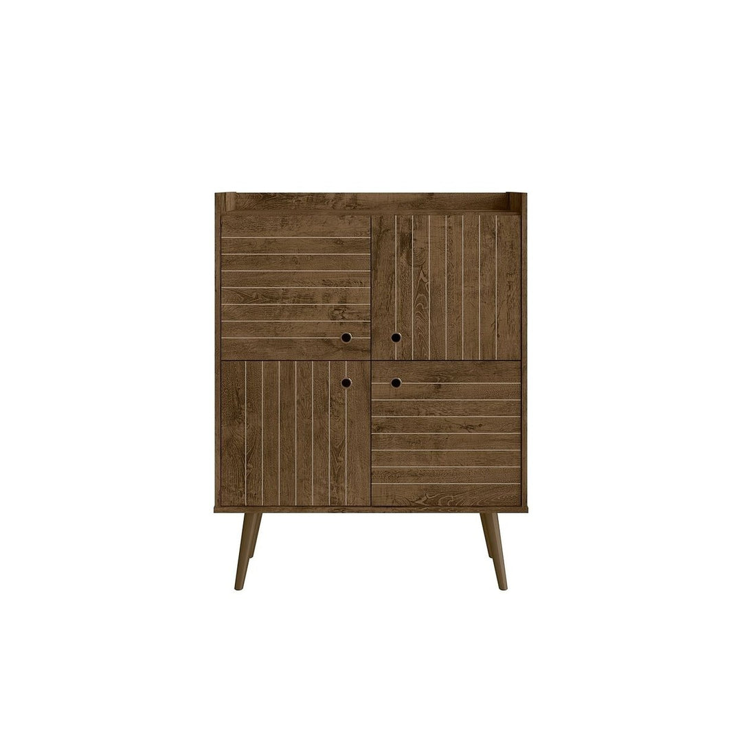 Bogart 45.5" Mid-Century Modern Accent Cabinet and Nature Image 1