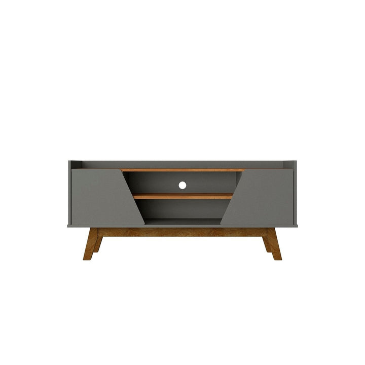 Mid-Century Modern Marcus 53.14 TV Stand with Solid Wood Legs Image 5