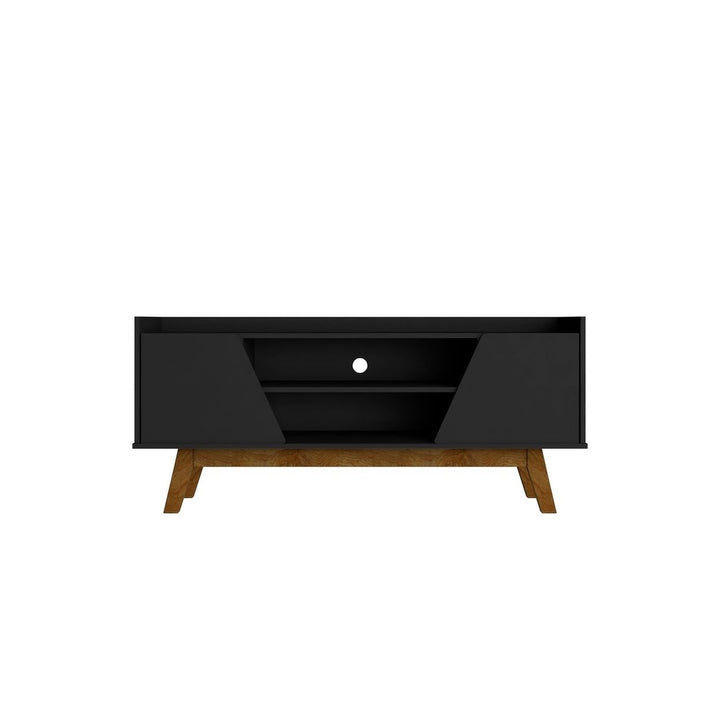 Mid-Century Modern Marcus 53.14 TV Stand with Solid Wood Legs Image 1