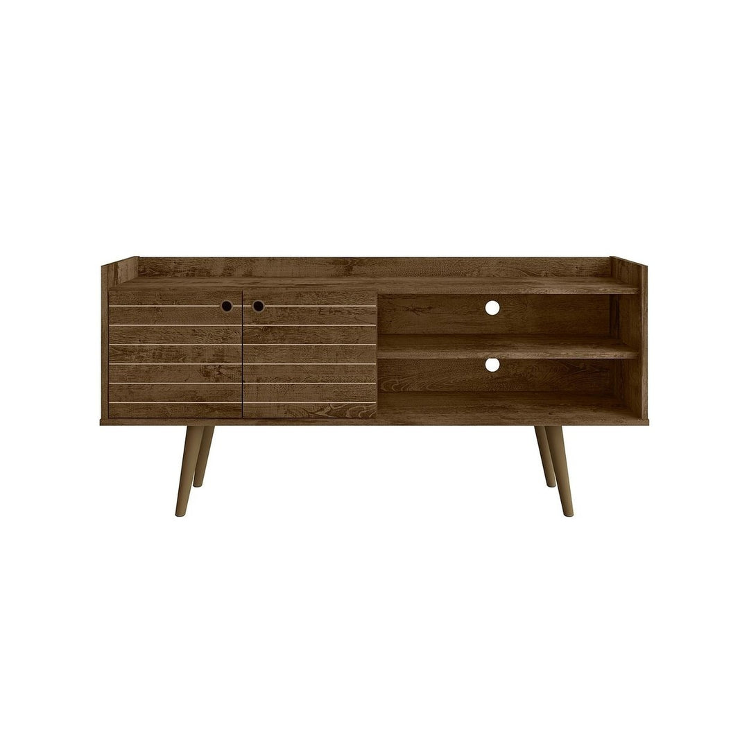 Bogart 53.54" Mid-Century Modern TV Stand and Nature Image 1