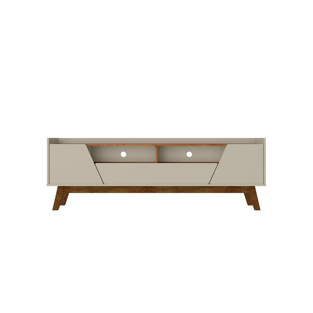 Mid-Century Modern Marcus 70.86 TV Stand with Solid Wood Legs Image 4