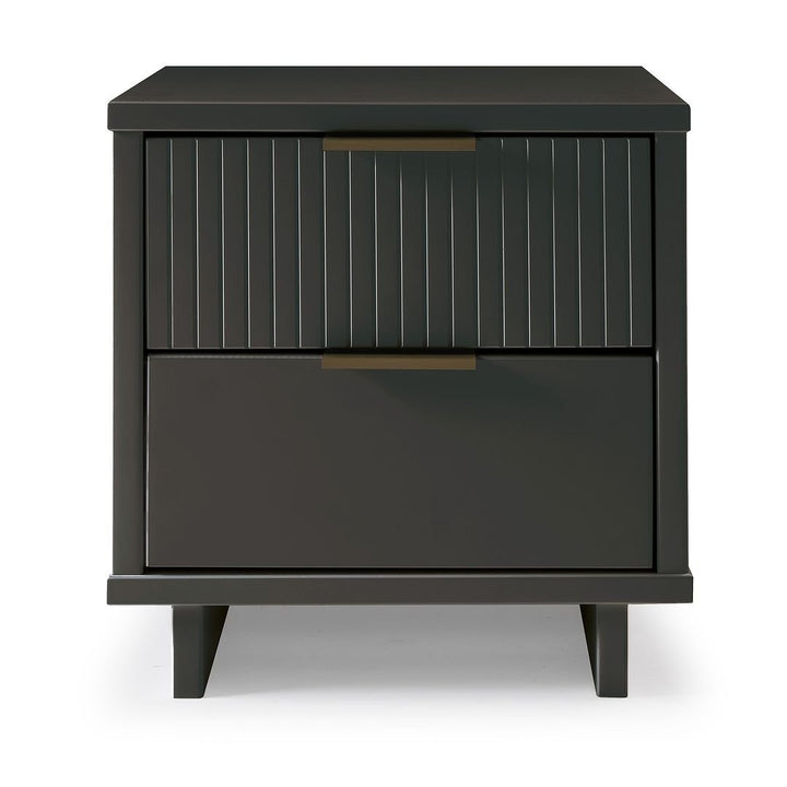 Granville Modern Nightstand 2.0 with 2 Full Extension Drawers Image 7
