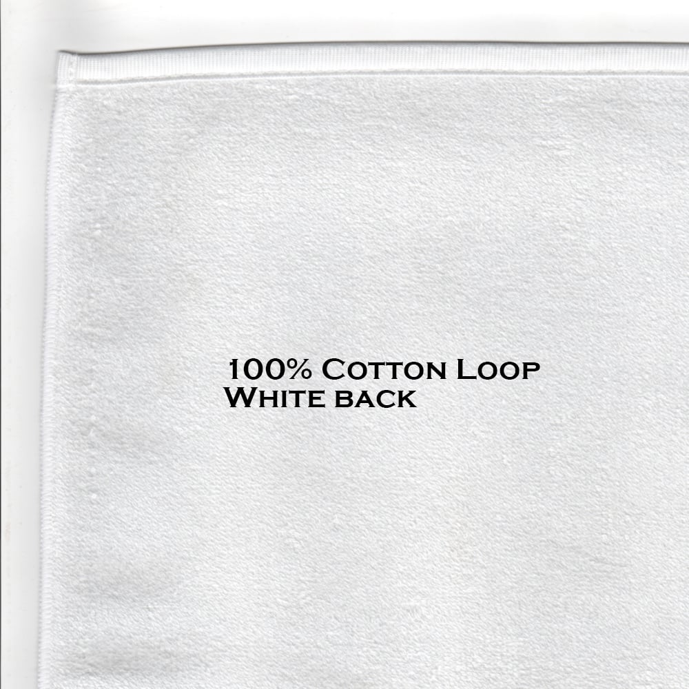 White Pekingese Bath Towel Large Image 6