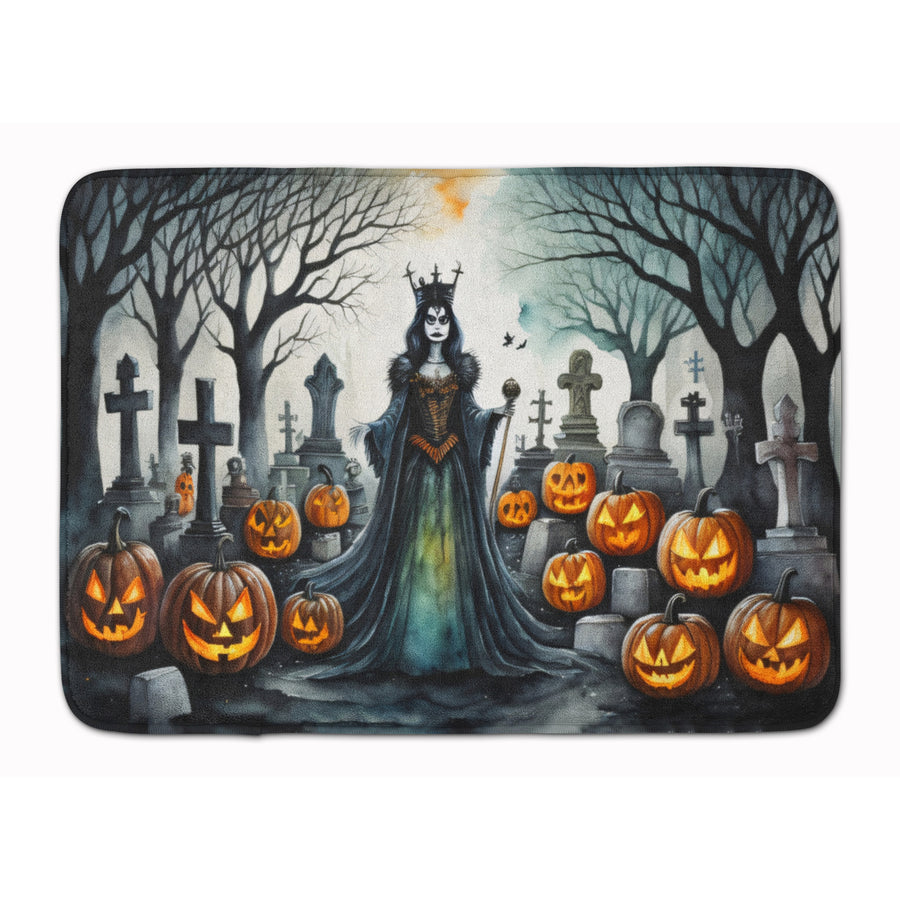 Evil Queen Spooky Halloween Memory Foam Kitchen Mat Image 1