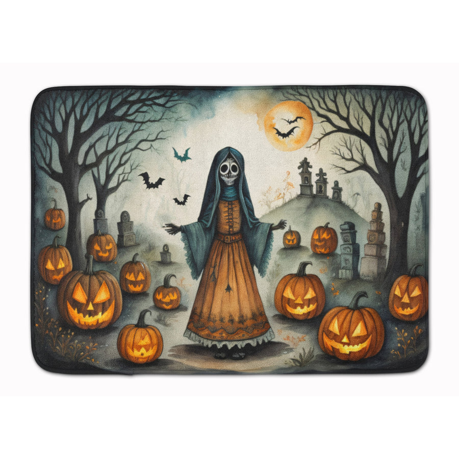 La Llorona Skeleton Spooky Halloween Memory Foam Kitchen Mat Image 1