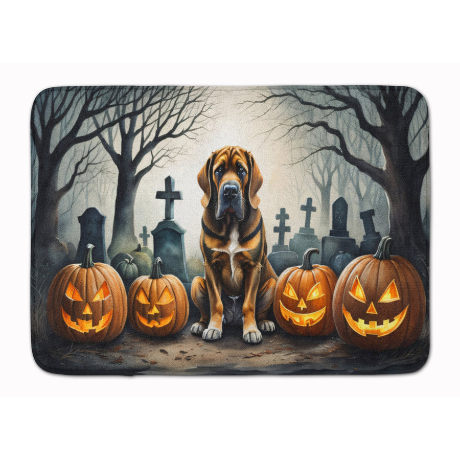 Bloodhound Spooky Halloween Memory Foam Kitchen Mat Image 1