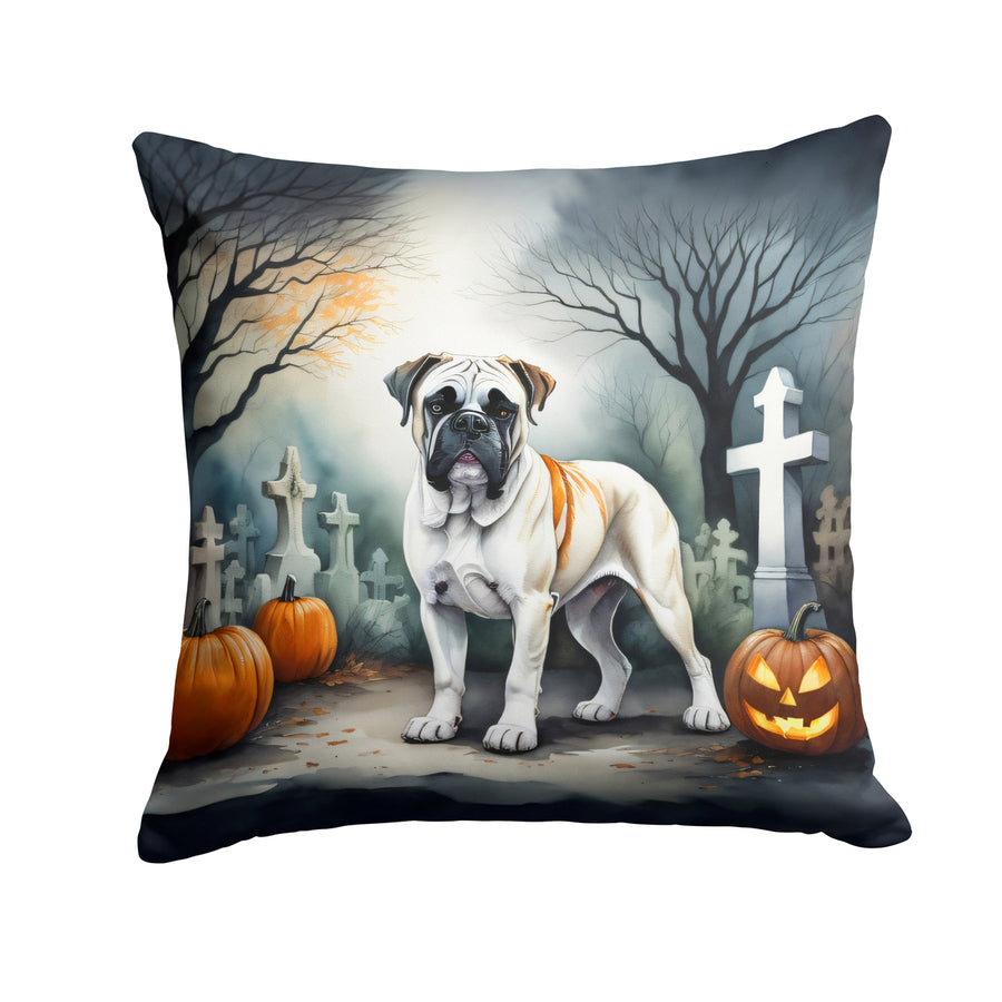 Boxer Spooky Halloween Fabric Decorative Pillow DAC2025 Image 1