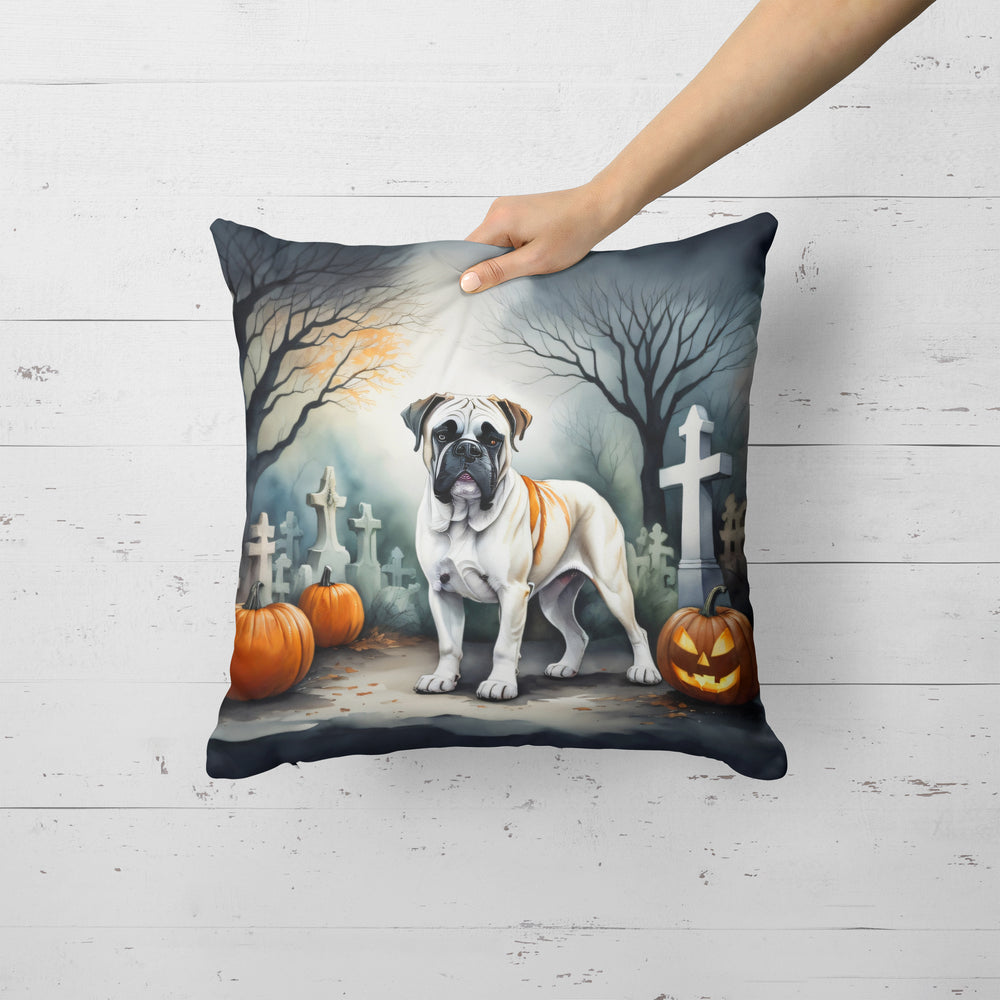 Boxer Spooky Halloween Fabric Decorative Pillow DAC2025 Image 2