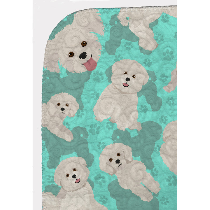 Bichon Frise Quilted Blanket 50x60 Image 5