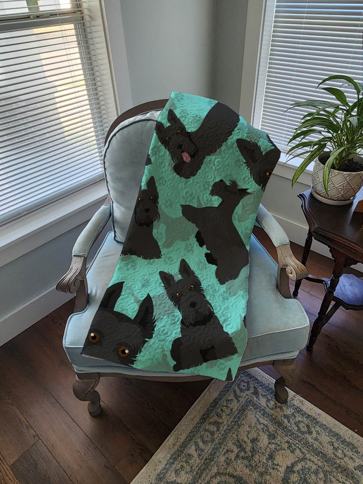 Scottish Terrier Quilted Blanket 50x60 Image 4