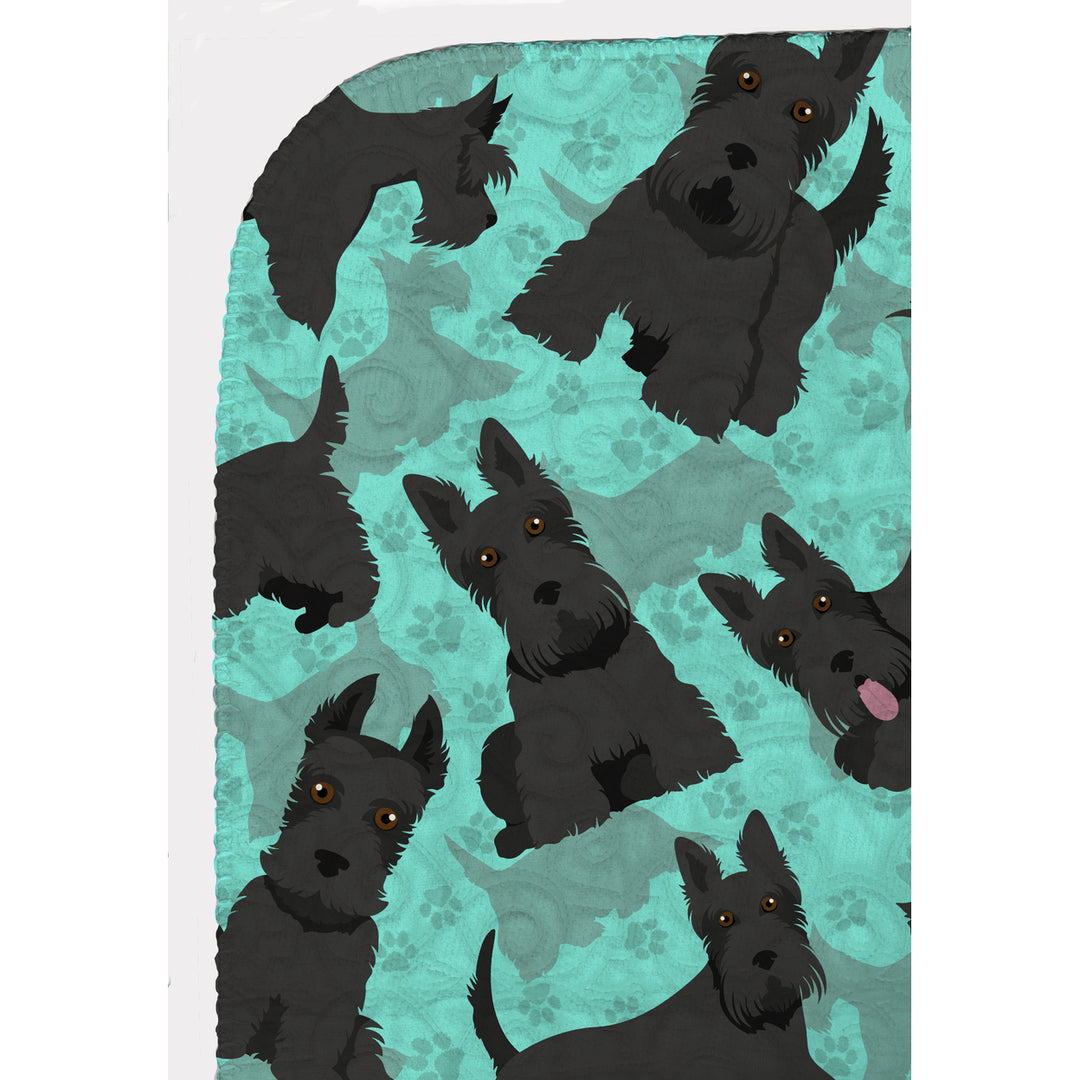 Scottish Terrier Quilted Blanket 50x60 Image 5