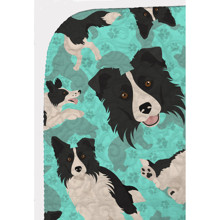 Border Collie Quilted Blanket 50x60 Image 5