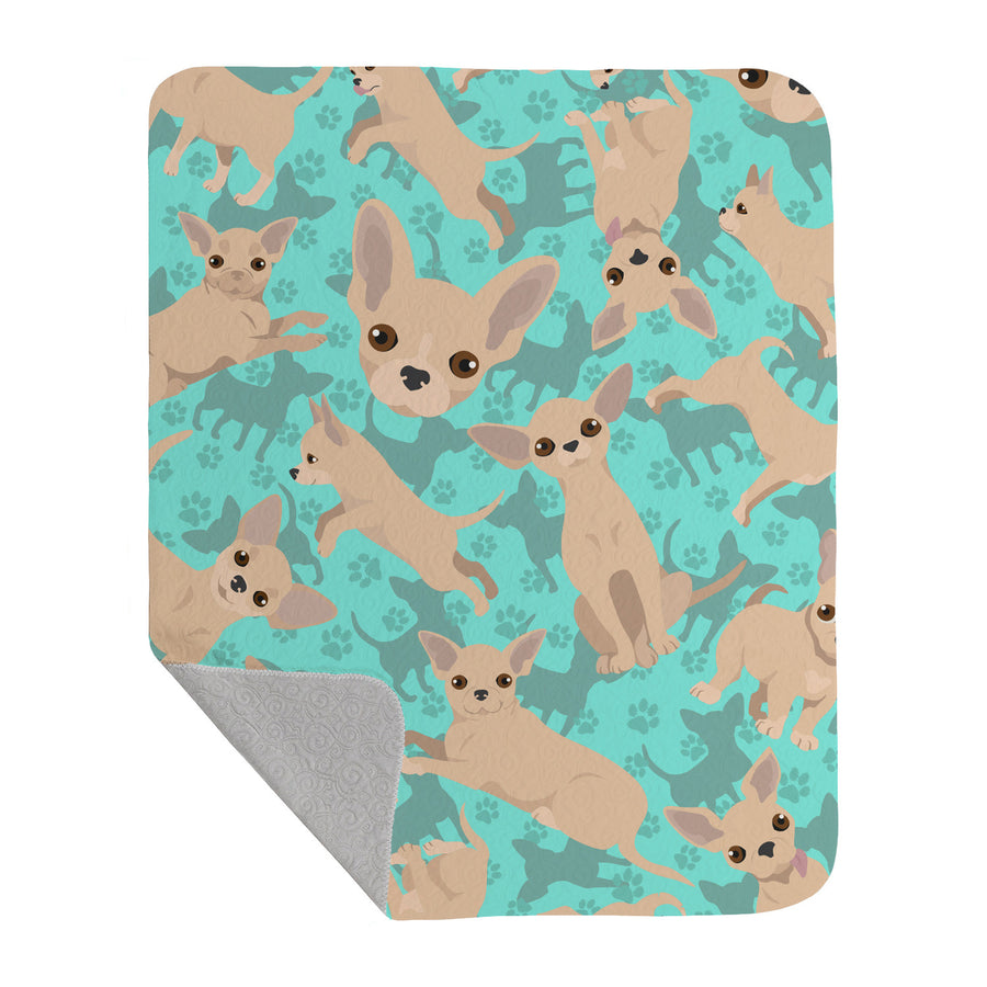 Chihuahua Quilted Blanket 50x60 Image 1