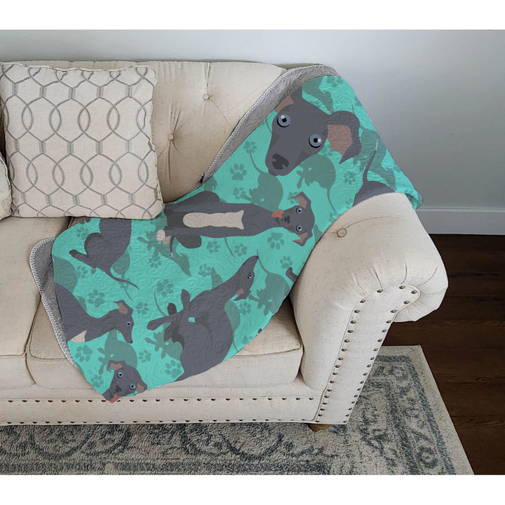 Italian Greyhound Quilted Blanket 50x60 Image 3