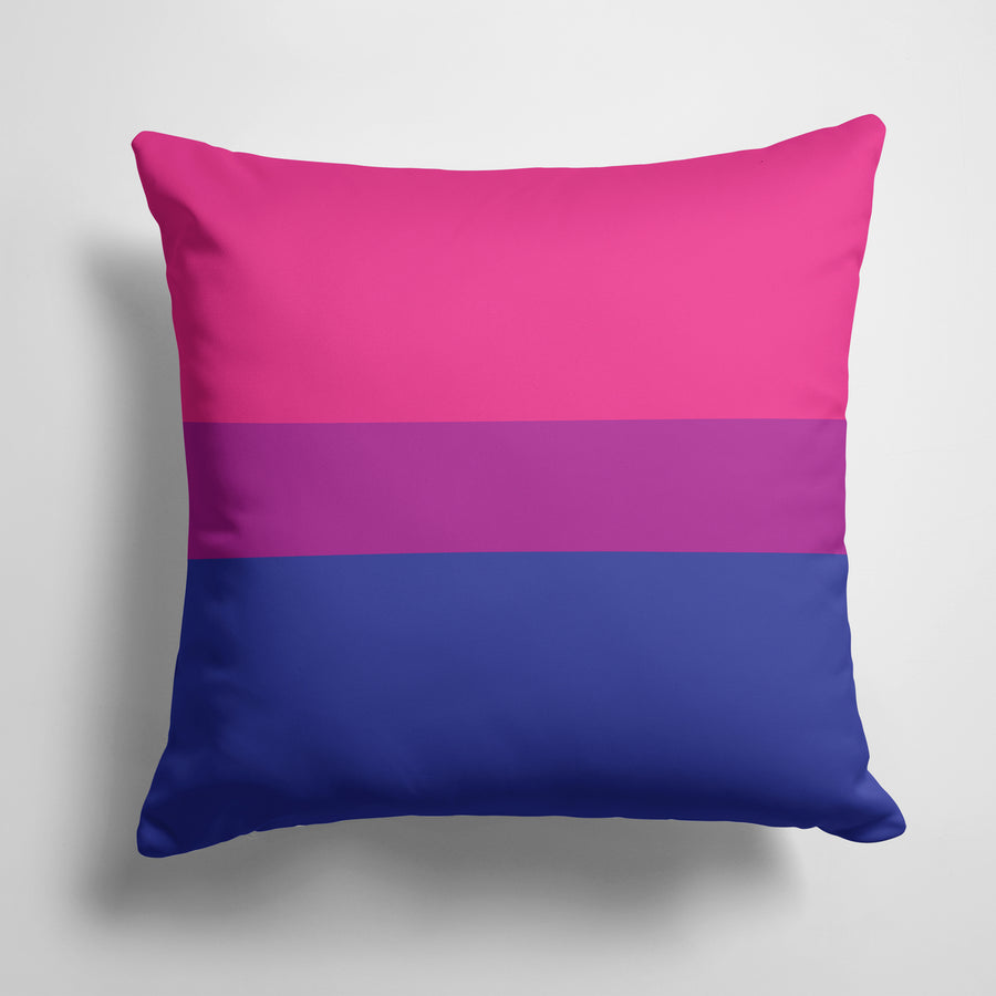 Bisexual Pride Fabric Decorative Pillow Image 1