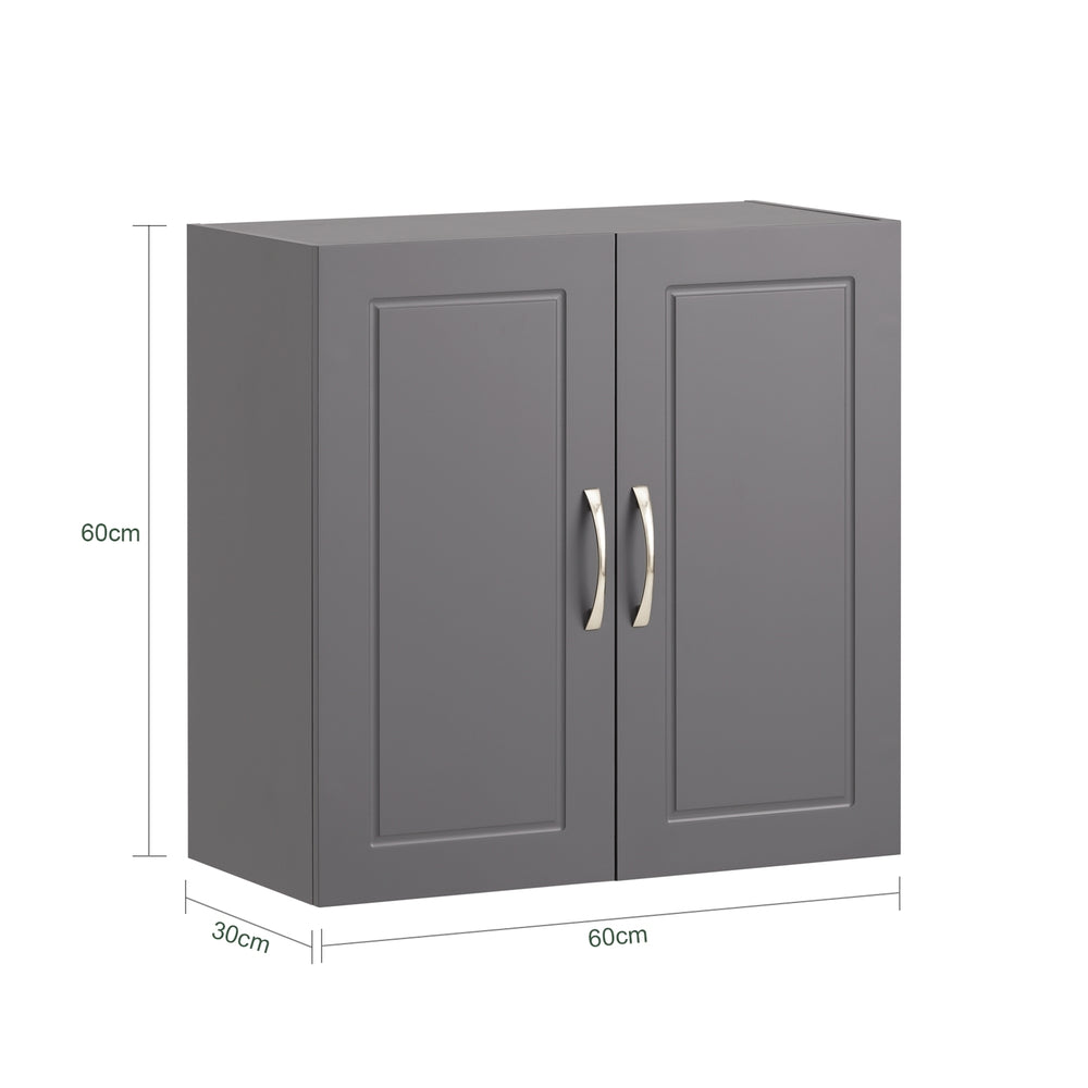 Haotian FRG231-DG, Gray Kitchen Bathroom Wall Cabinet, Laundry Room Wall Storage Cabinet Image 2
